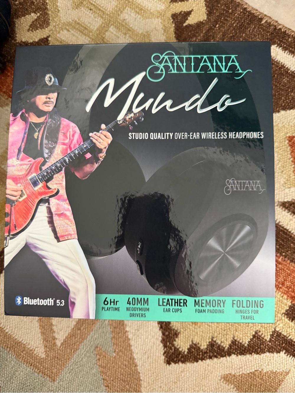 Santana Mundo Wireless Headphones Studio Bluetooth black